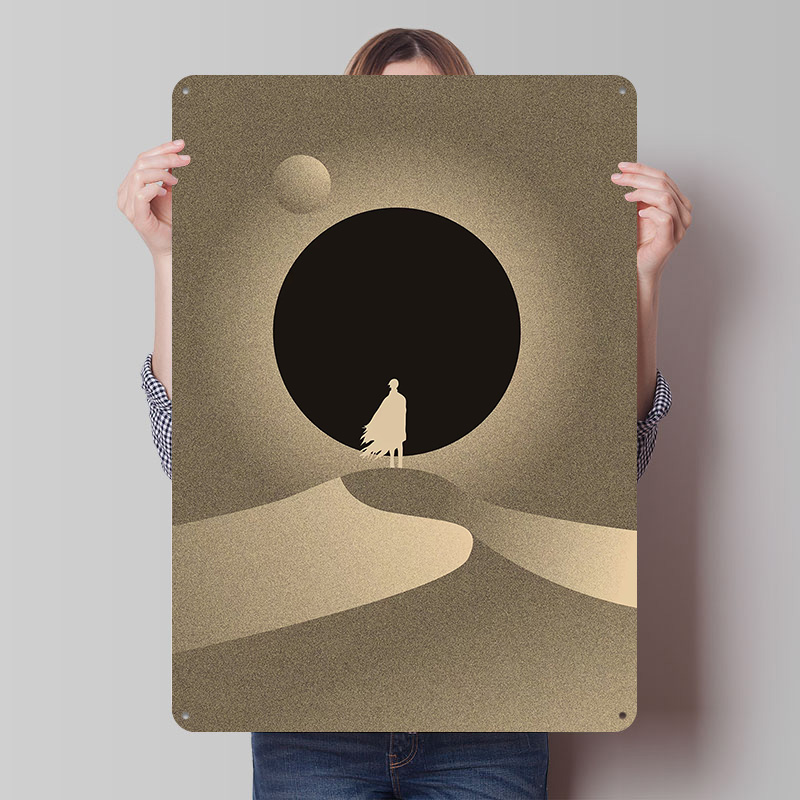 Retro Poster Gaming - the Universe of Dune Printed Poster