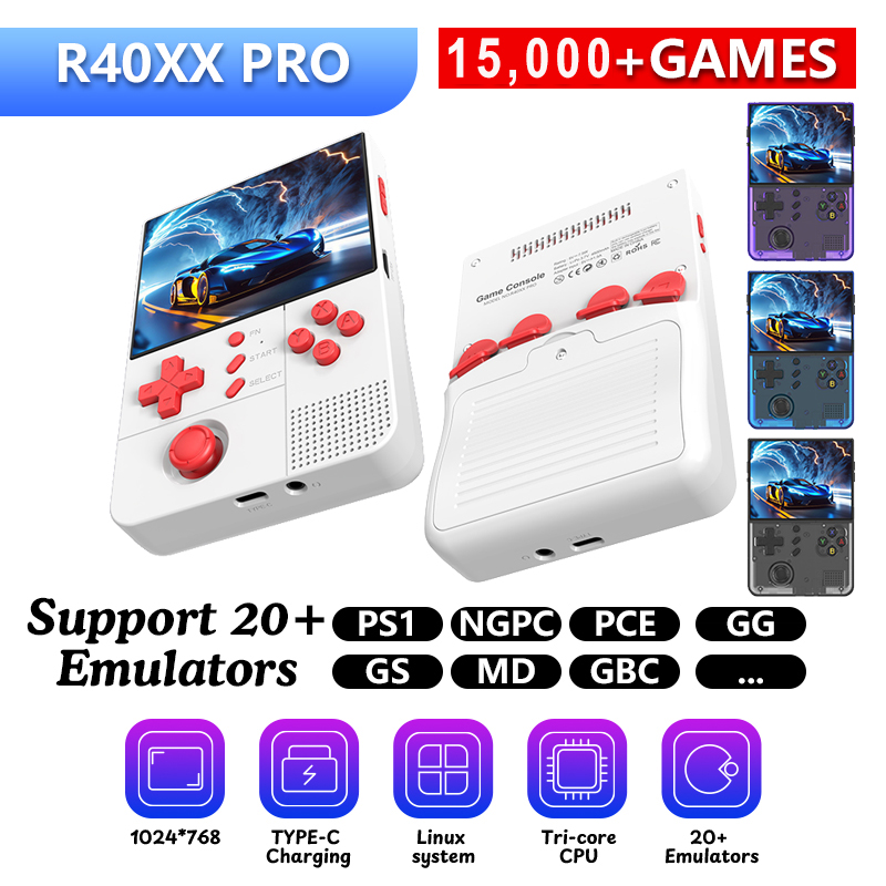 Retro Gaming Handheld 2026 - 2026 NEW R40XX Pro Retro Handheld
