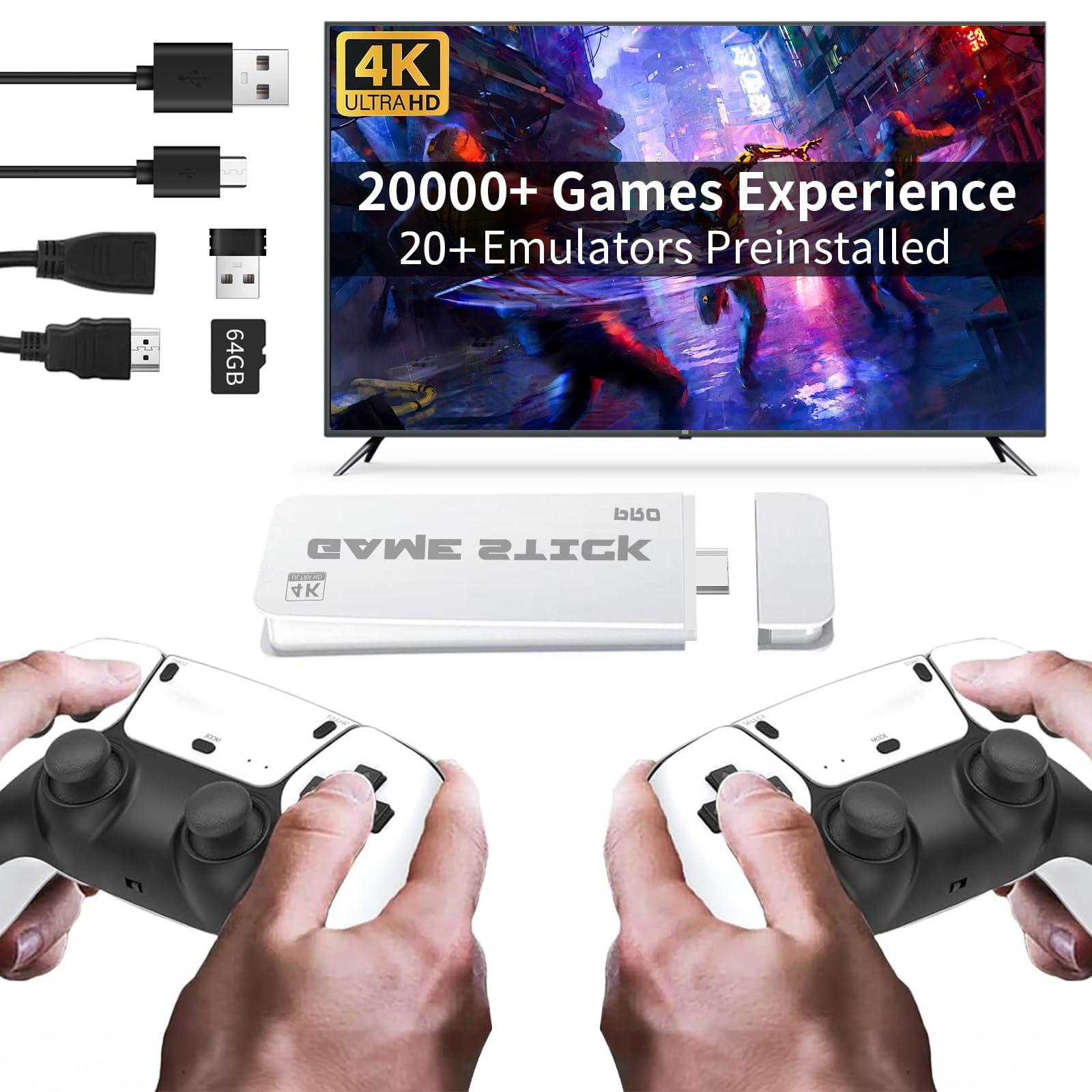 Retro Gaming X2 Pro - M15 Retro Video Game Console 2.4G