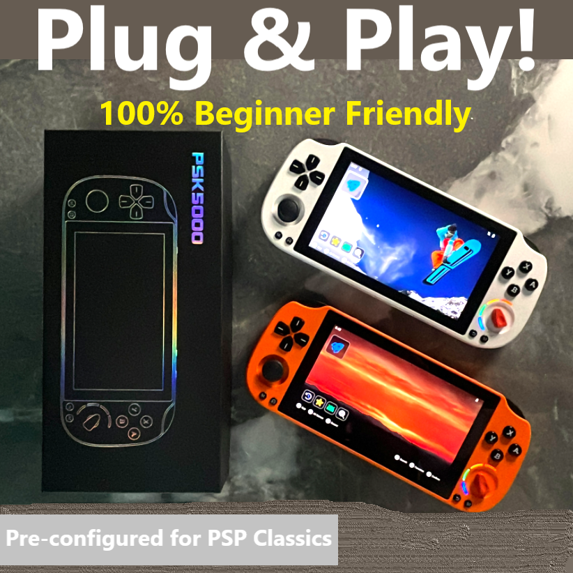 Retro Gaming Emulator Console - PSK5000 5-Inch IPS 1080P Children's Gift,