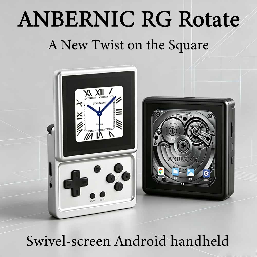 Retro Gaming Handheld 2026 - ANBERNIC RG Rotate 2026 New Model