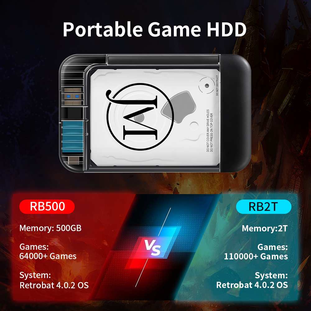 Retrobat 2T Portable  External - Retro Gaming Emulator Console review and price