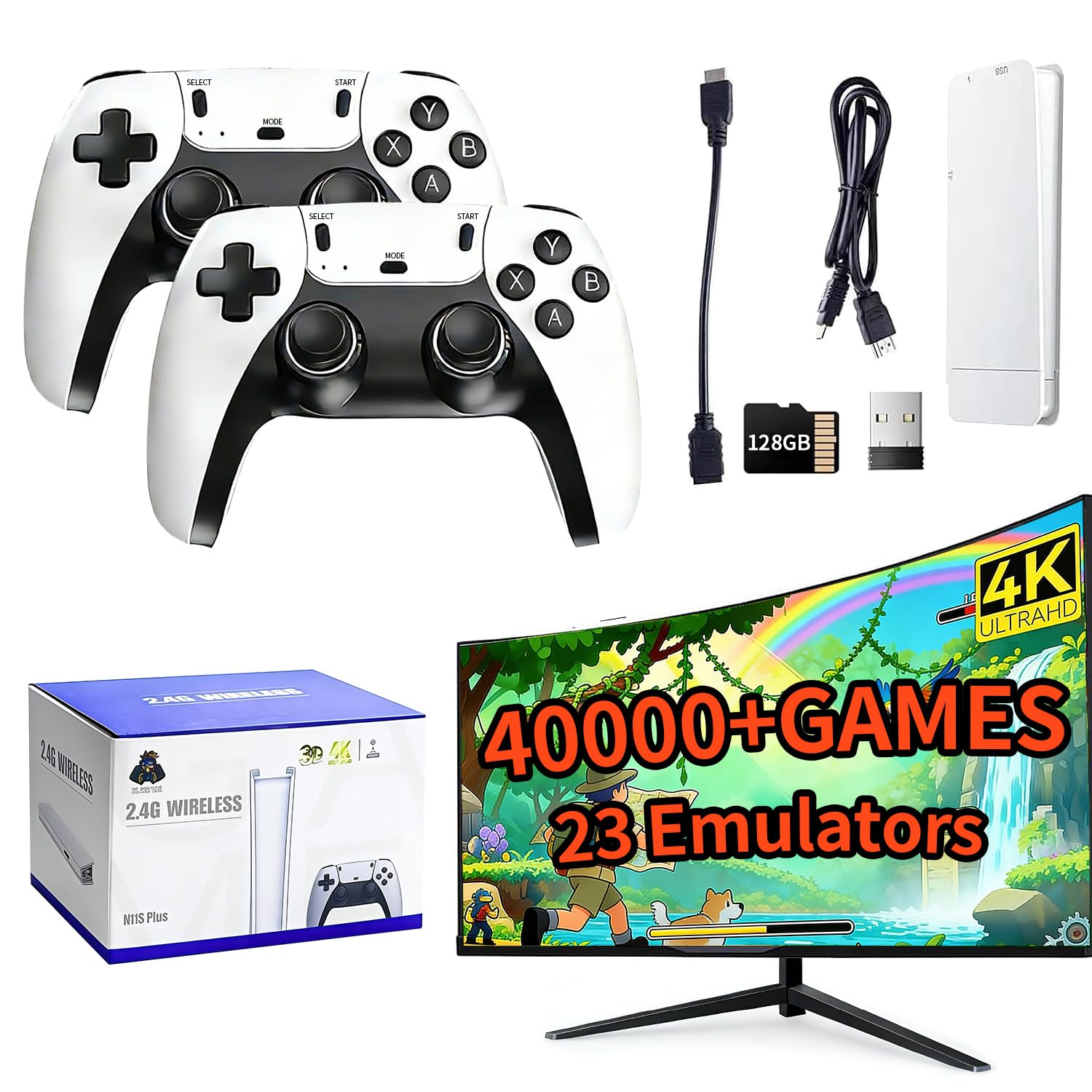 2026 Retro Gaming Console, 4K  - Retro Gaming Emulator Console review and price