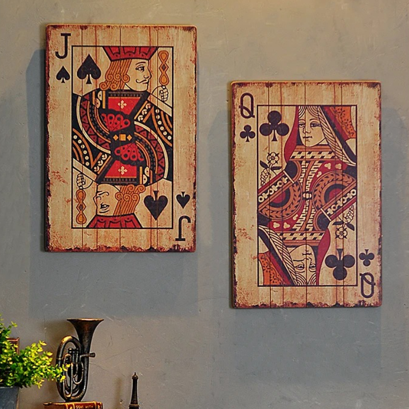 Industrial Chic Poker Wall Dec - Retro Gaming Art review and price