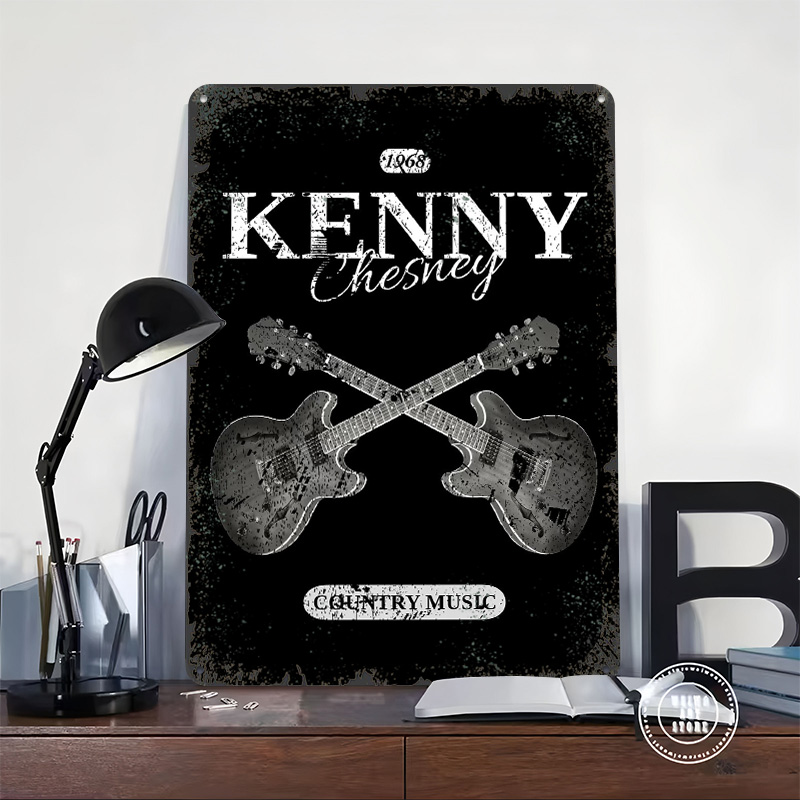 Kenny Chesney Country Music Me - Retro Poster Gaming review and price