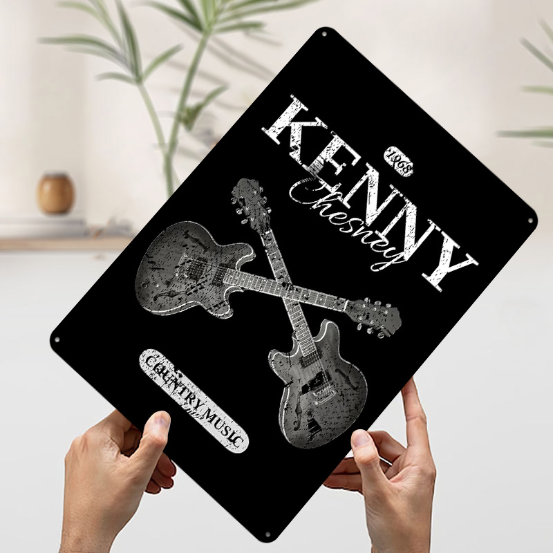 Kenny Chesney Country Music Me - Retro Poster Gaming review and price
