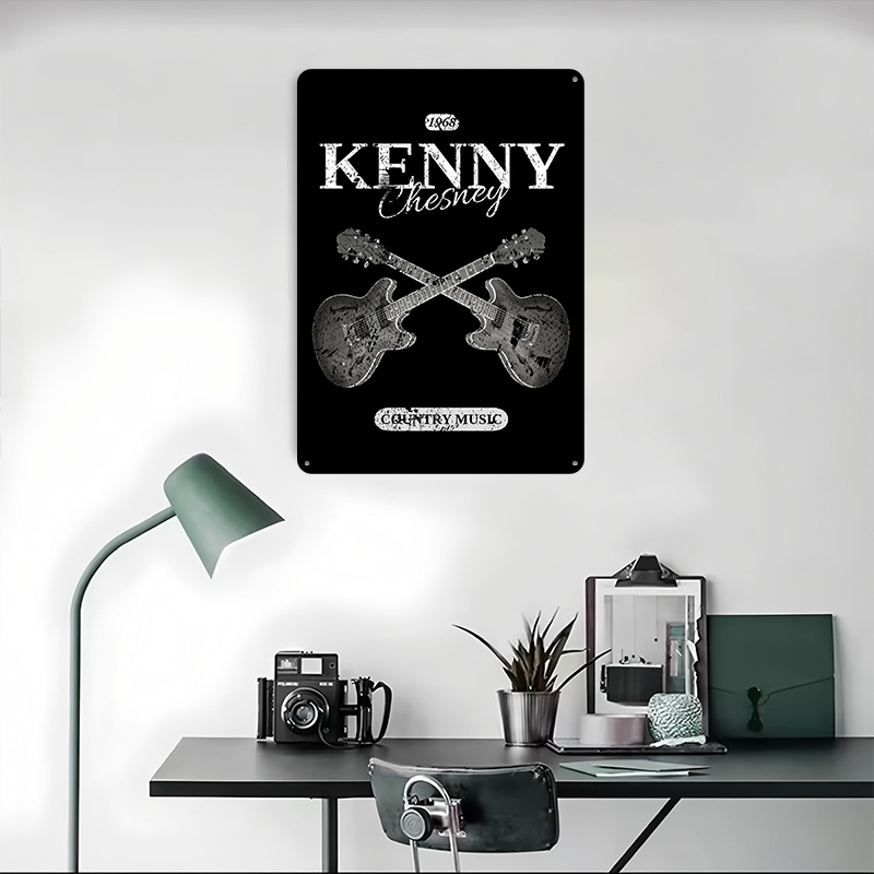 Kenny Chesney Country Music Me - Retro Poster Gaming review and price
