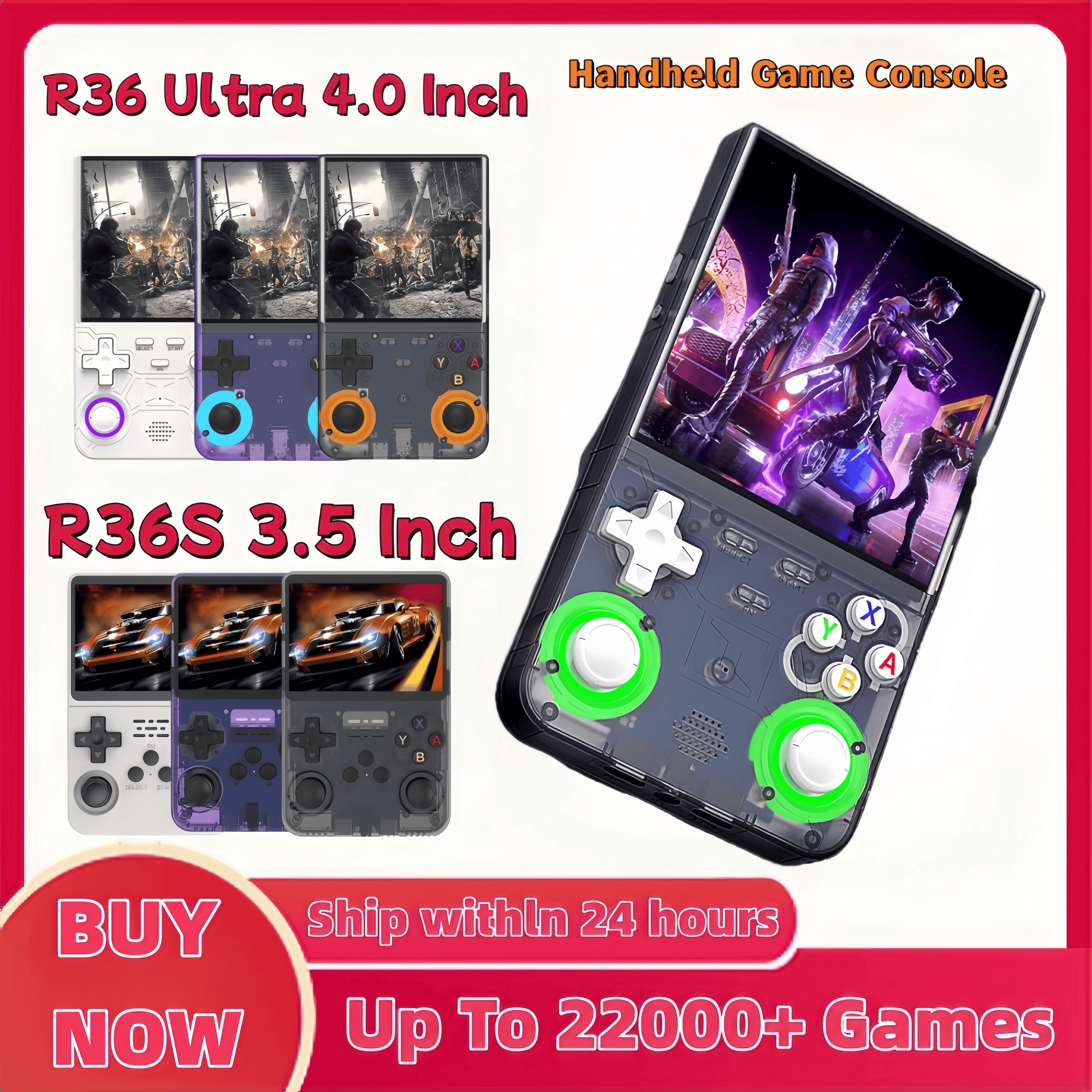 R36S Retro R36 Ultra Handheld  - Retro Gaming Images review and price
