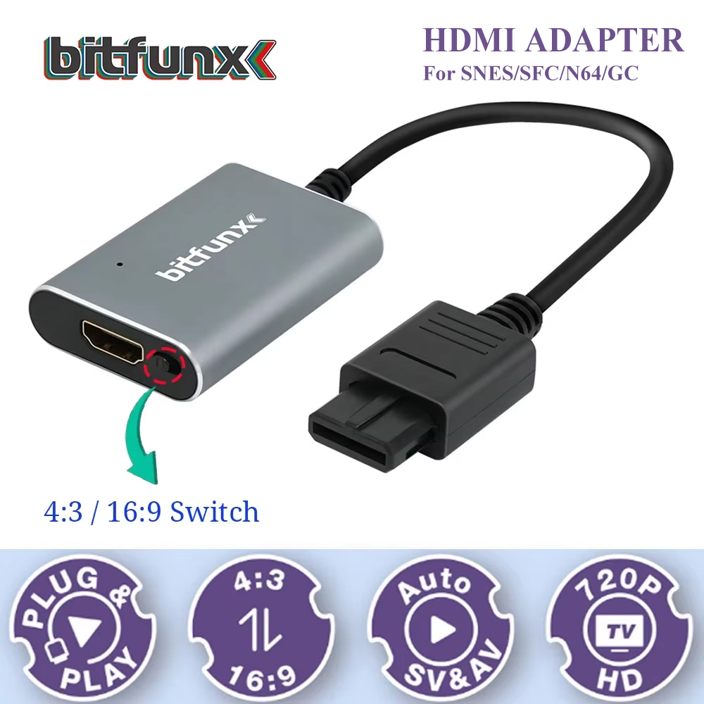 Bitfunx 720P Svideo / AV To HD - Retro Gaming Art review and price
