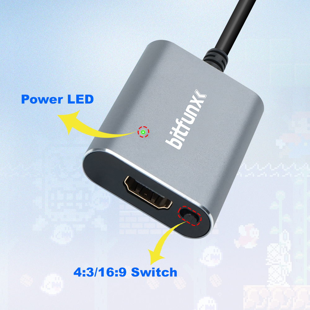 Bitfunx 720P Svideo / AV To HD - Retro Gaming Art review and price