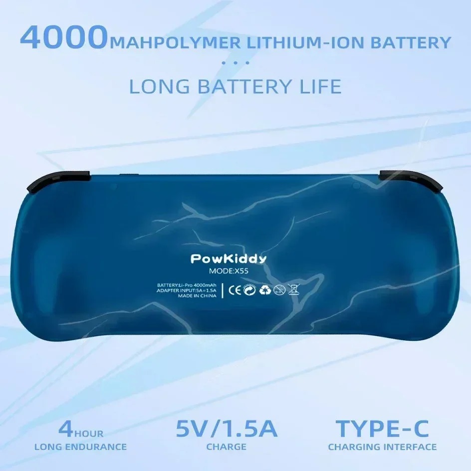 POWKIDDY X55 Handheld Game Con - Retro Gaming Emulator Console review and price
