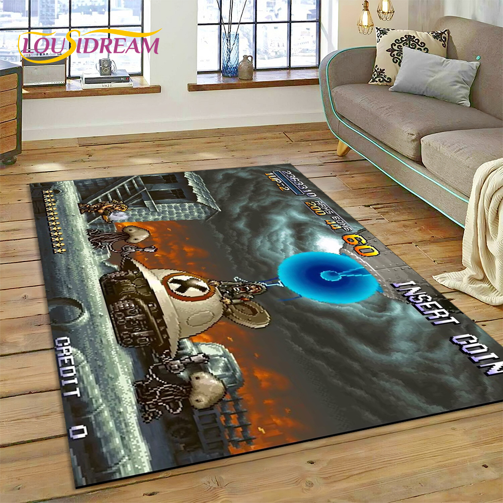 Metal Slug Retro Game Cartoon  - Retro Gaming Rug review and price