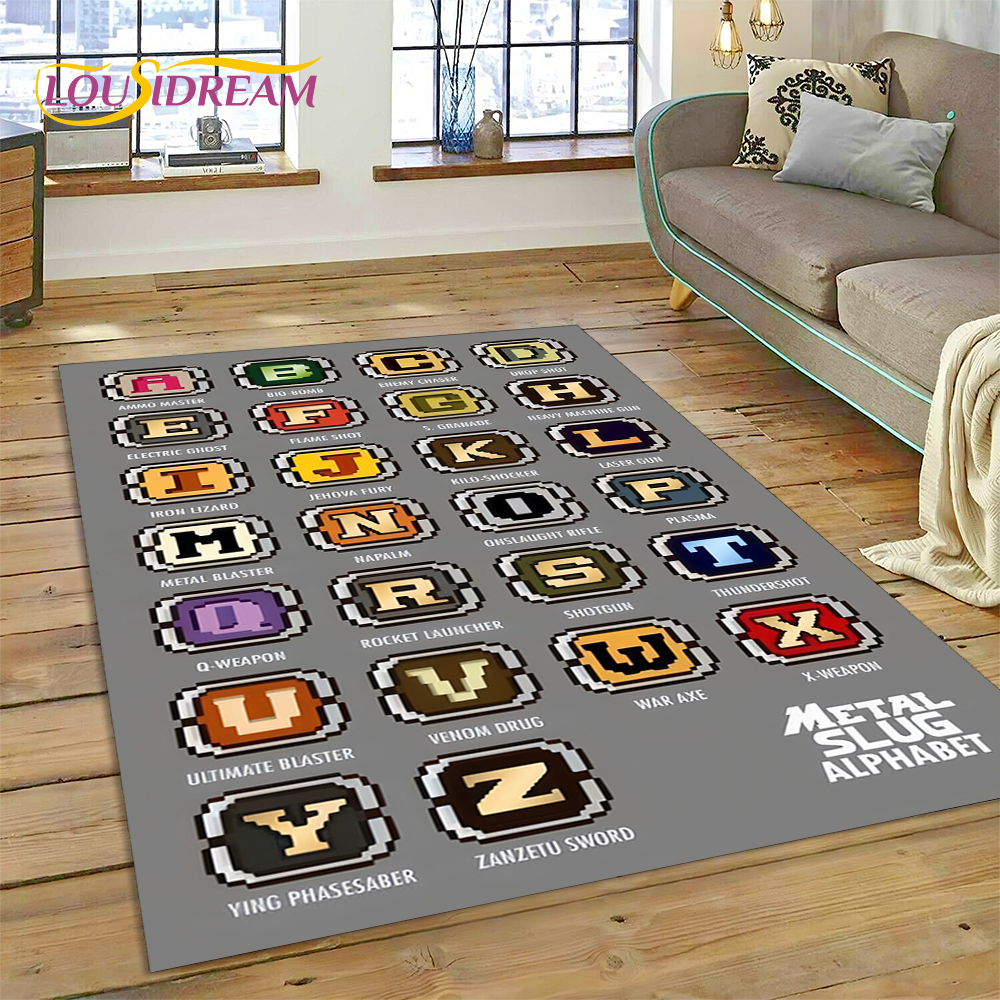 Metal Slug Retro Game Cartoon  - Retro Gaming Rug review and price