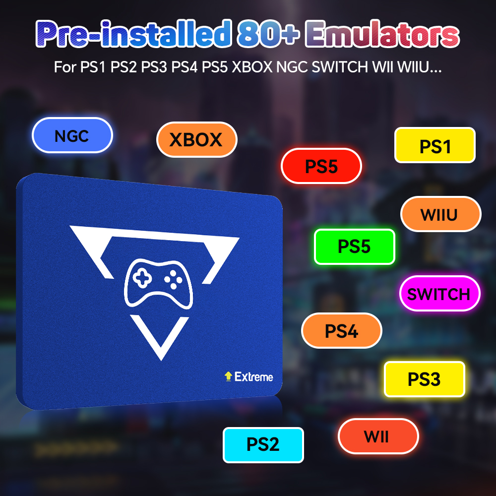 2TB Gaming Emulation Hard Driv - Retro Gaming Emulator Console review and price