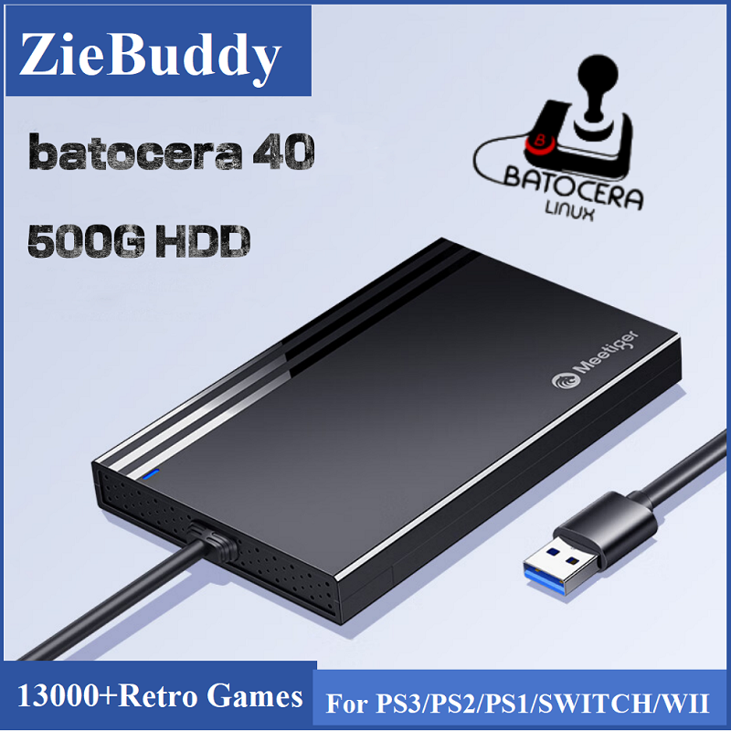 ZieBuddy Batocera 40 Linux 500 - Retro Gaming Emulator Console review and price