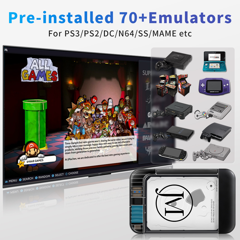 RETROBAT Portable 500G Gaming  - Retro Gaming Devices review and price
