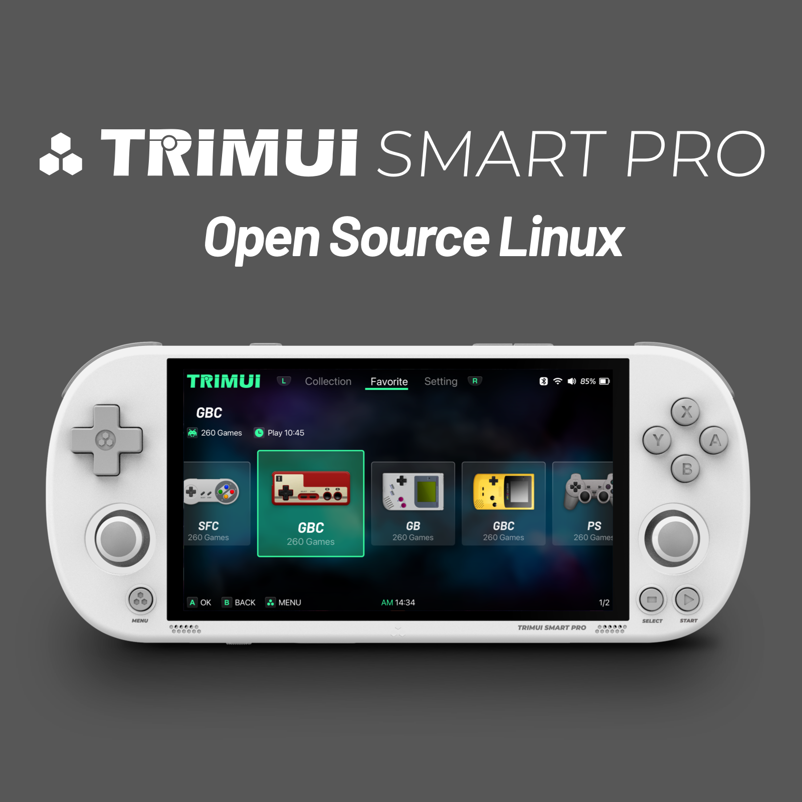 TRIMUI SMART PRO Open Source L - Retro Gaming Emulator Console review and price