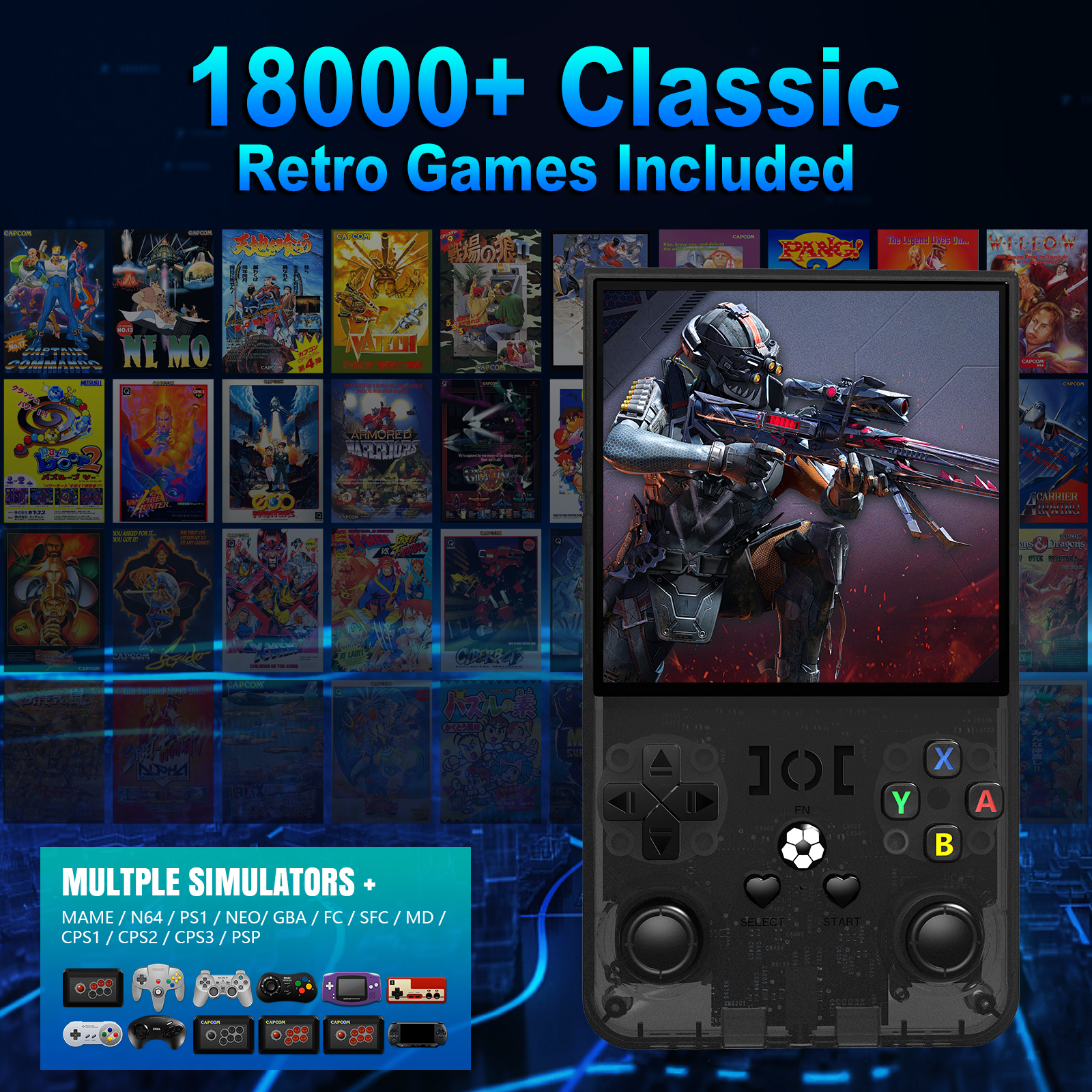 Open Source R36MAX Portable Vi - Retro Gaming Emulator Console review and price