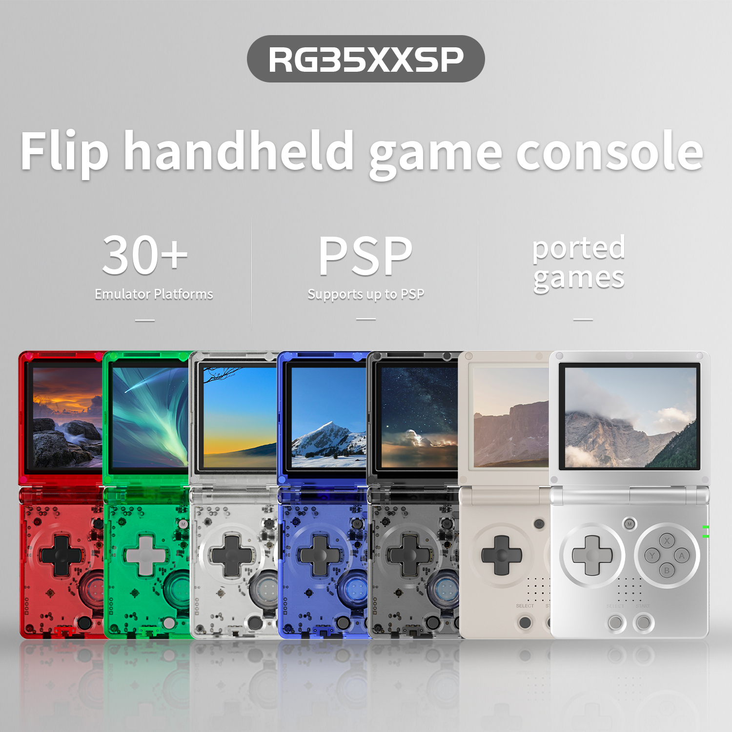 Anbernic RG35XXSP Retro Flip H - Retro Gaming Emulator Console review and price