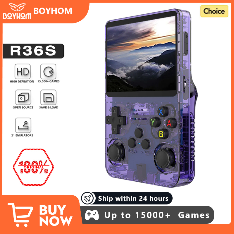 NEW Green R36S Retro Handheld  - Retro Gaming Images review and price
