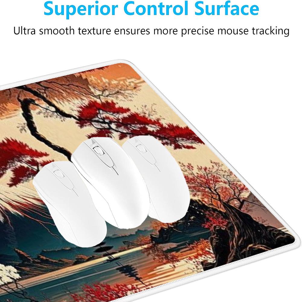 Ukiyo-e Red Maple Mount Fuji L - Retro Gaming Art review and price