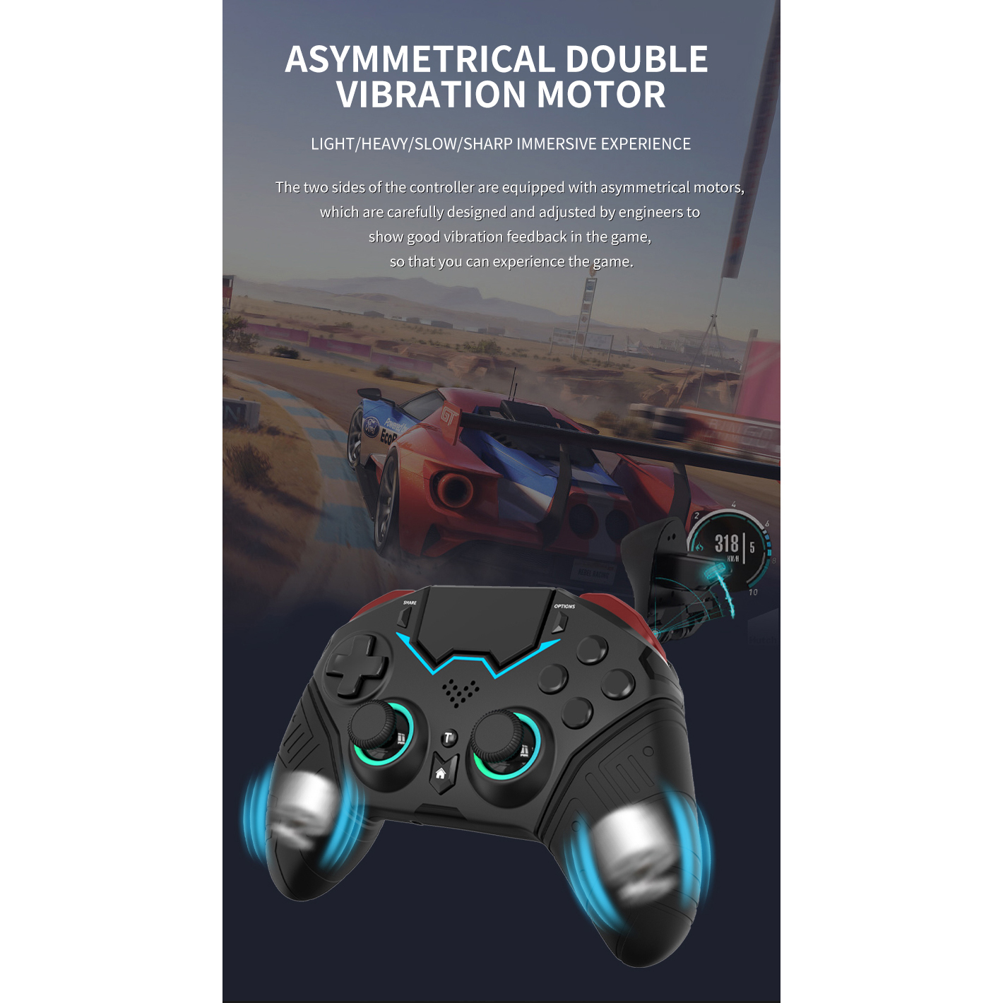 Wireless Controller For PS4 PS - Retro Gaming Corps review and price