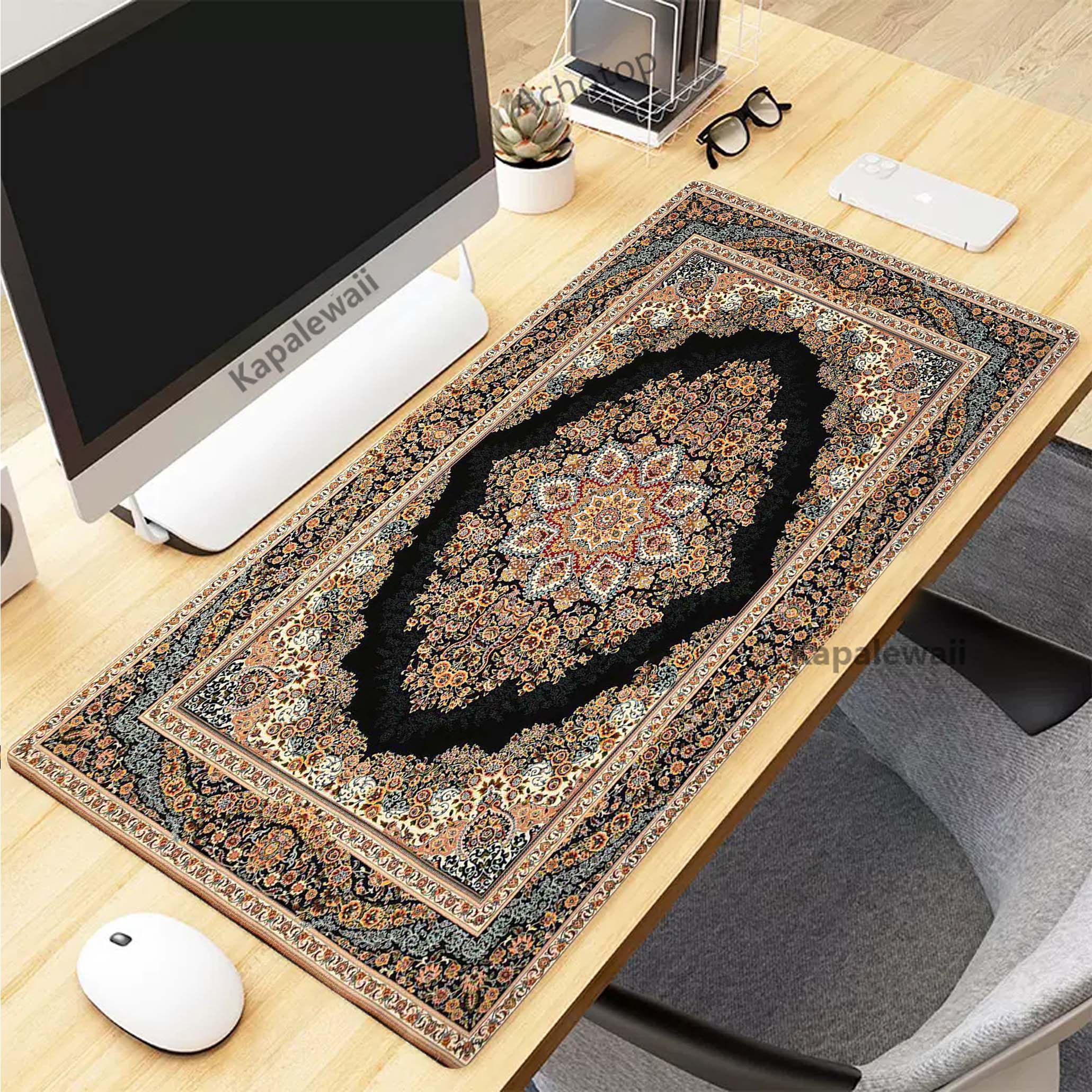 Retro Persian Carpet Mouse Pad - Retro Gaming Rug review and price
