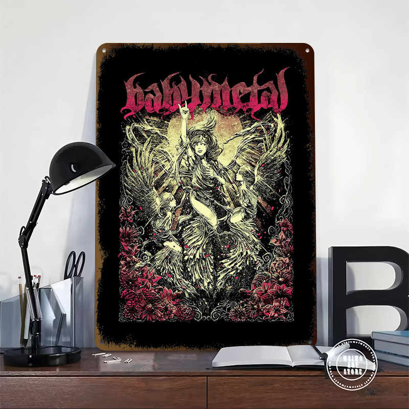 Babymetal Angel Artwork Tinpla - Retro Poster Gaming review and price