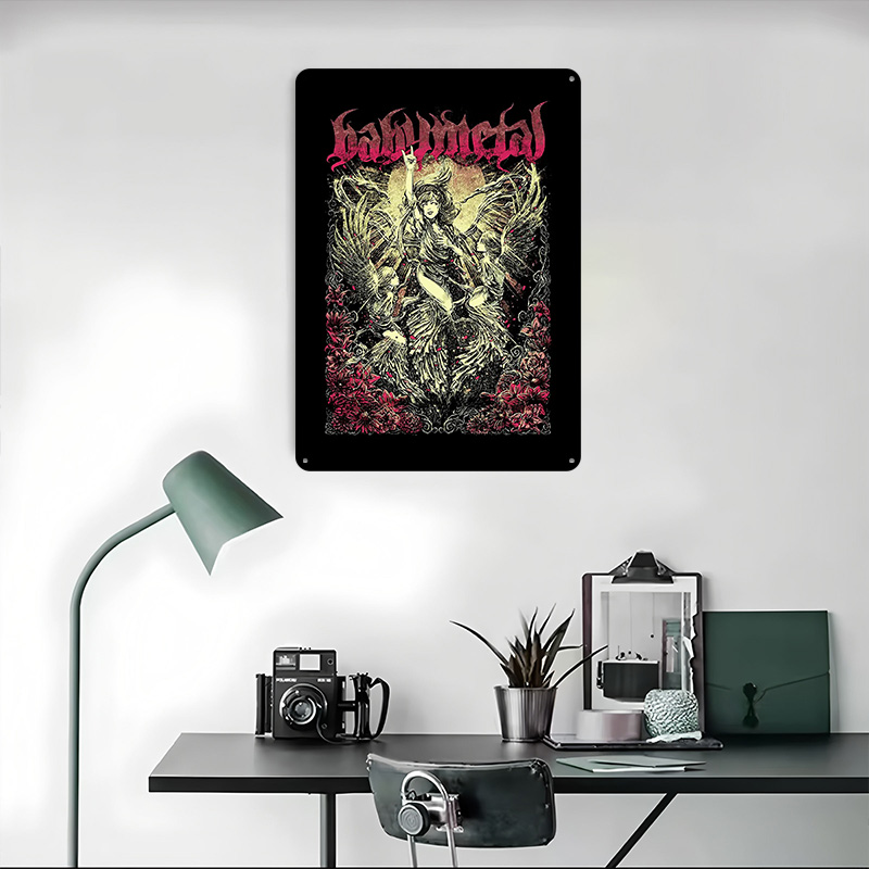 Babymetal Angel Artwork Tinpla - Retro Poster Gaming review and price