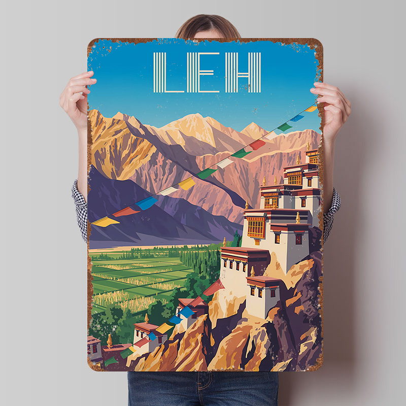 Leh India Travel Printed Poste - Retro Gaming India review and price