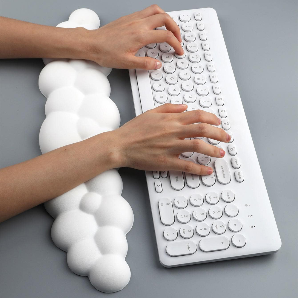 Mouse pad with wrist rest keyb - Retro Gaming Art review and price