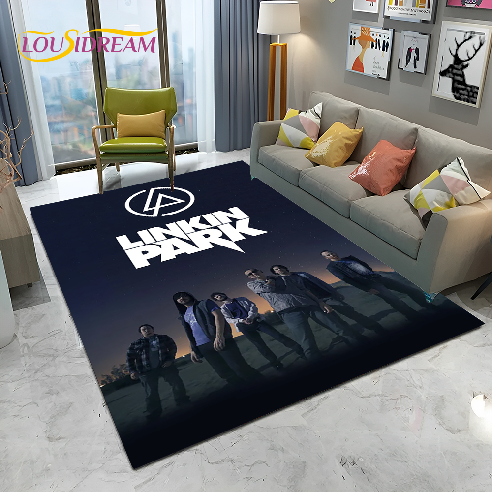 3D Retro Rock Band L-Linkin Pa - Retro Gaming Rug review and price