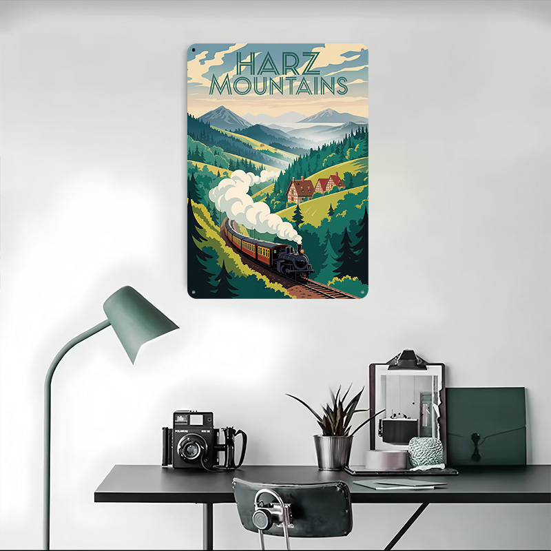 Harz Mountains Train Travel Me - Retro Poster Gaming review and price