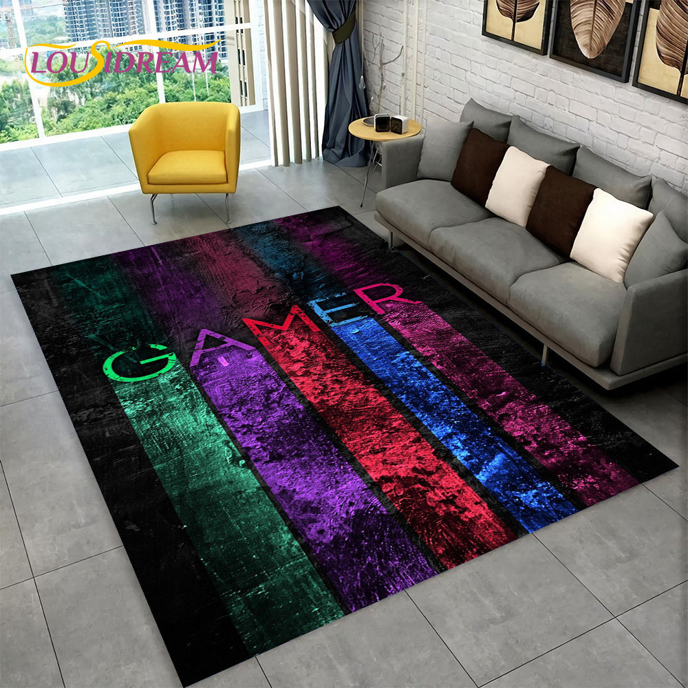 3D Cartoon Game Gamer Gamepad  - Retro Gaming Rug review and price