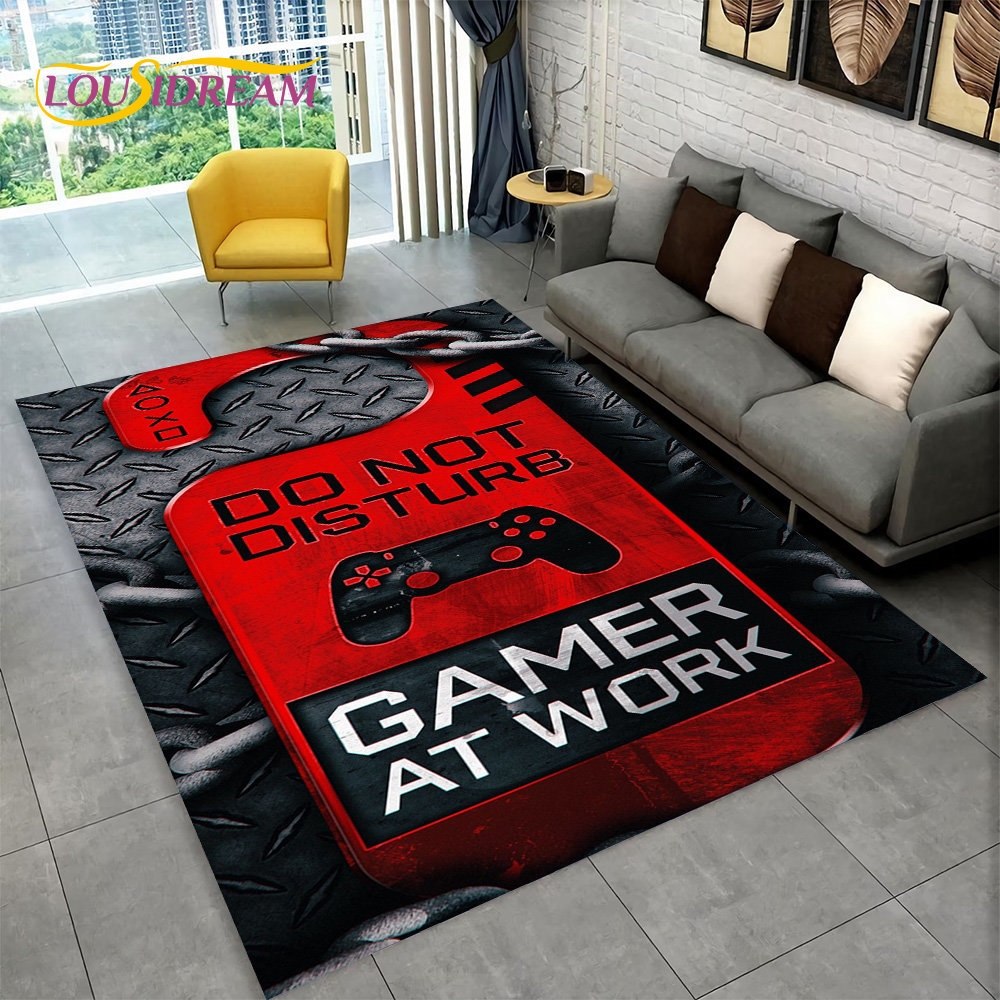 3D Cartoon Game Gamer Gamepad  - Retro Gaming Rug review and price