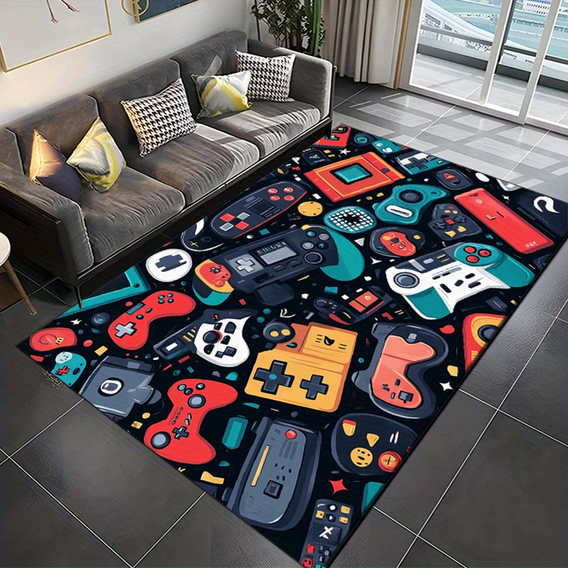 Vibrant Gaming Controller & Co - Retro Gaming Rug review and price