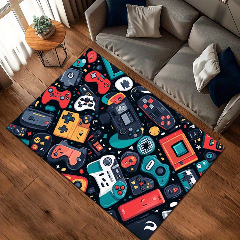 Vibrant Gaming Controller & Co - Retro Gaming Rug review and price