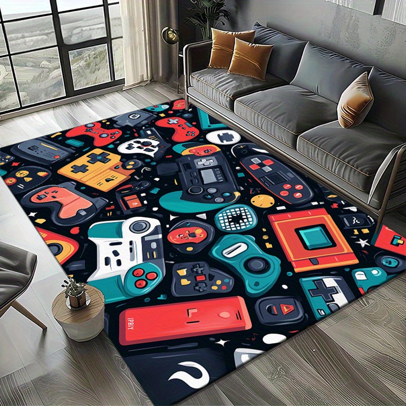 Vibrant Gaming Controller & Co - Retro Gaming Rug review and price