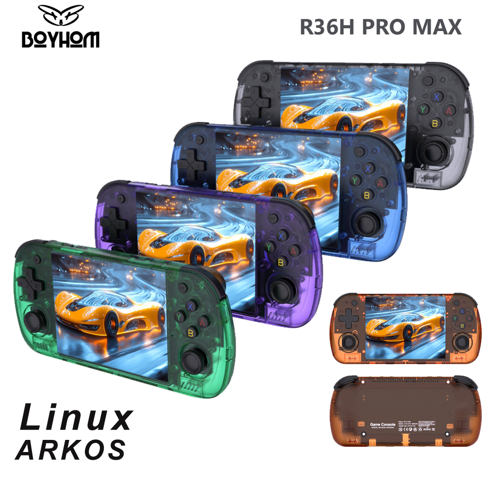 BOYHOM R36H PRO Retro Handheld - Retro Gaming Images review and price
