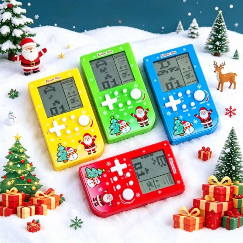 Santa & Snowman Print Brick Ga - Retro Gaming Devices review and price