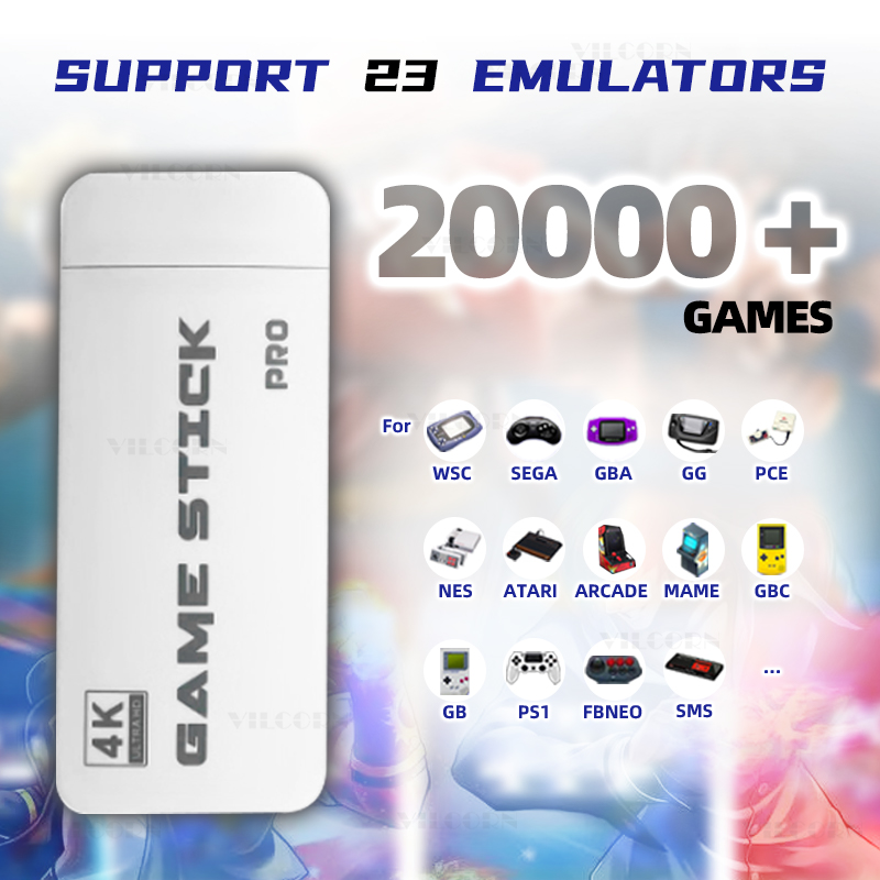 VILCORN 4K HD Game Stick Retro - Retro Gaming X2 Pro review and price