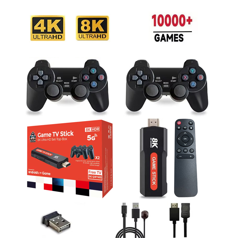 X2 Game Stick HD 4K 8K 3D Cons - Retro Gaming Emulator Console review and price