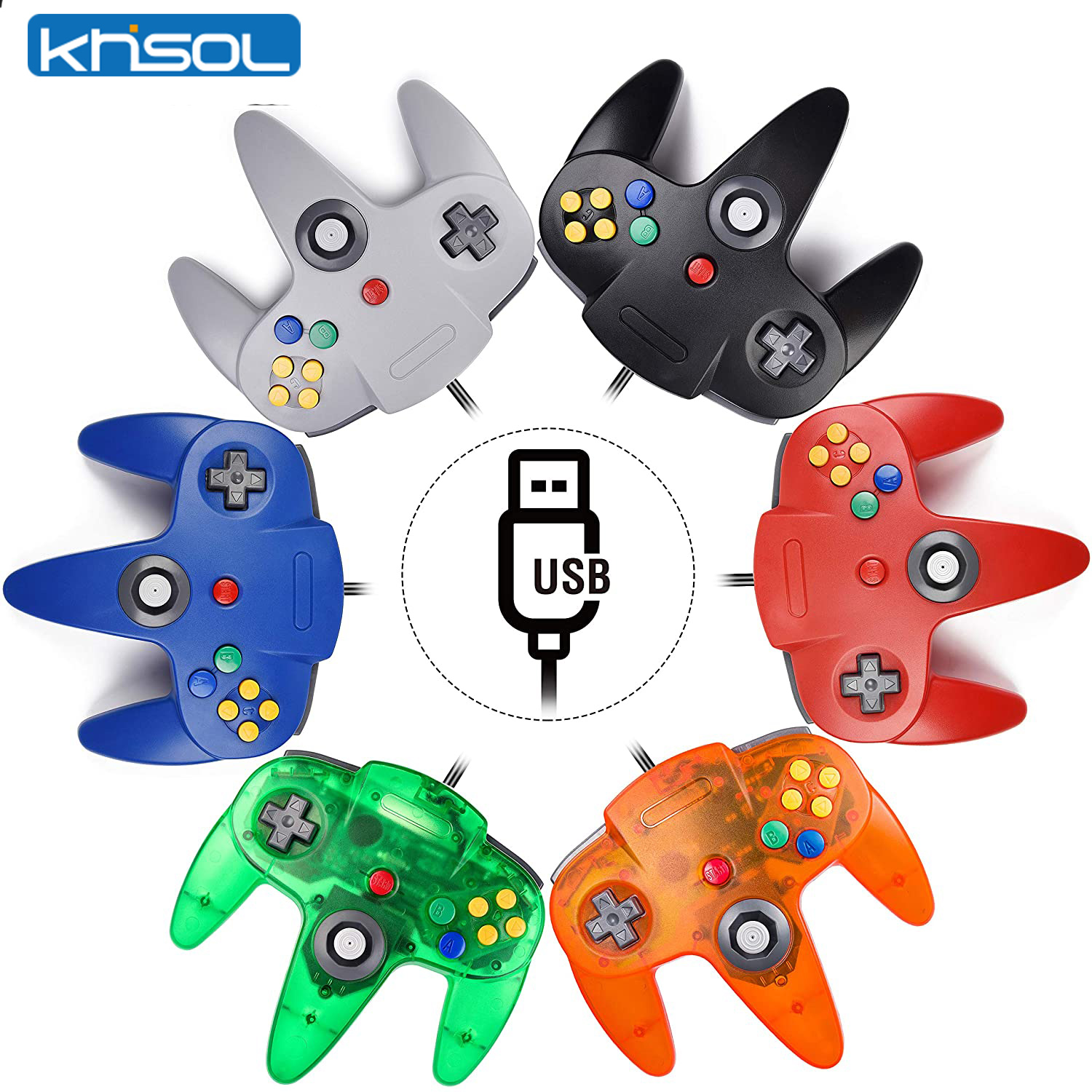 N64 Controller Classic USB Wir - Retro Gaming Emulator Console review and price