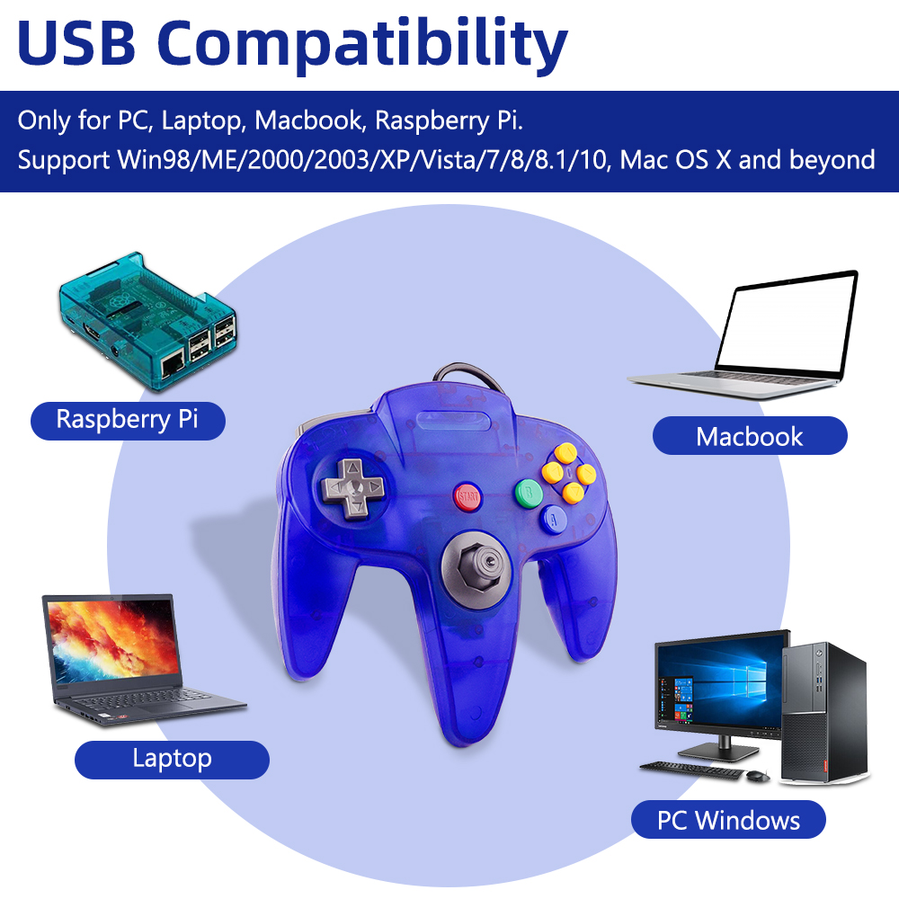 N64 Controller Classic USB Wir - Retro Gaming Emulator Console review and price