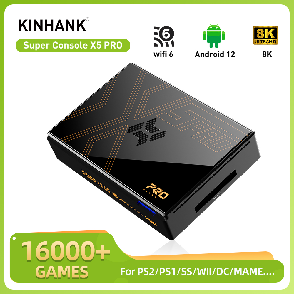 KINHANK Super Console X5 PRO R - Retro Gaming Emulator Console review and price