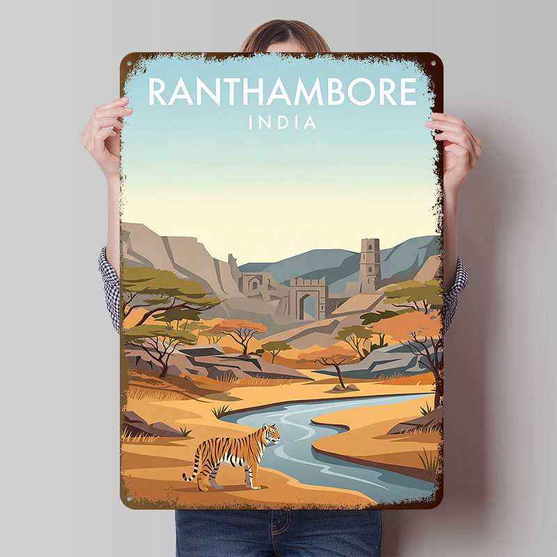 Ranthambore India Poster Custo - Retro Gaming India review and price