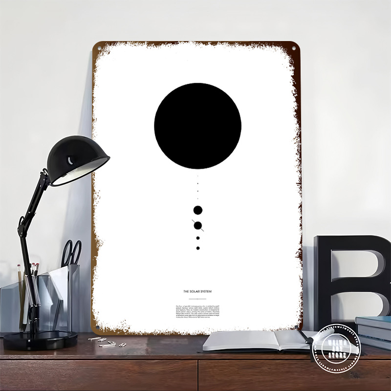 The Solar System Printing Post - Retro Poster Gaming review and price