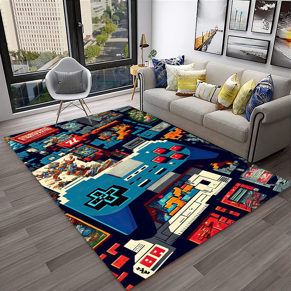 Retro Video Game Console Desig - Retro Gaming Rug review and price