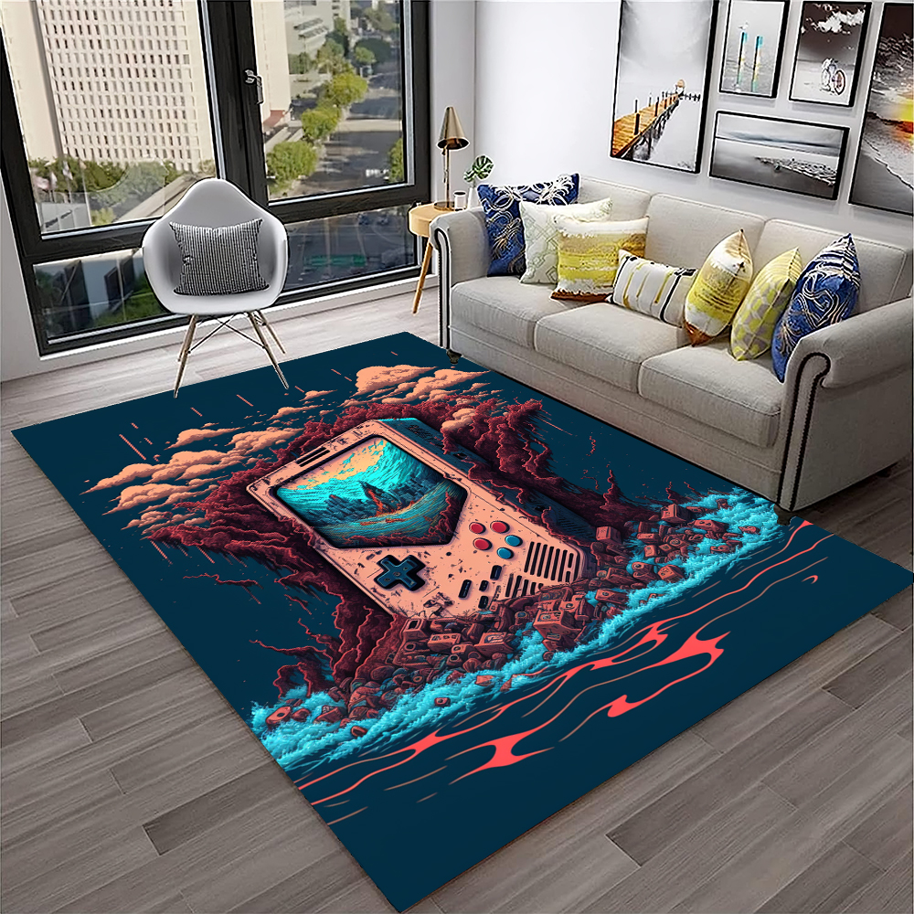 Retro Video Game Console Desig - Retro Gaming Rug review and price