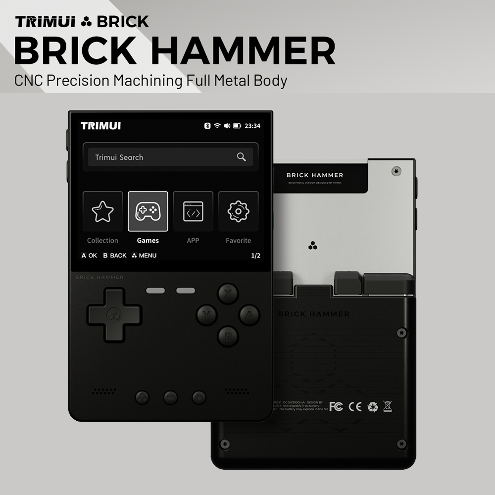 Metal Body Trimui Brick Hammer - Retro Gaming Images review and price